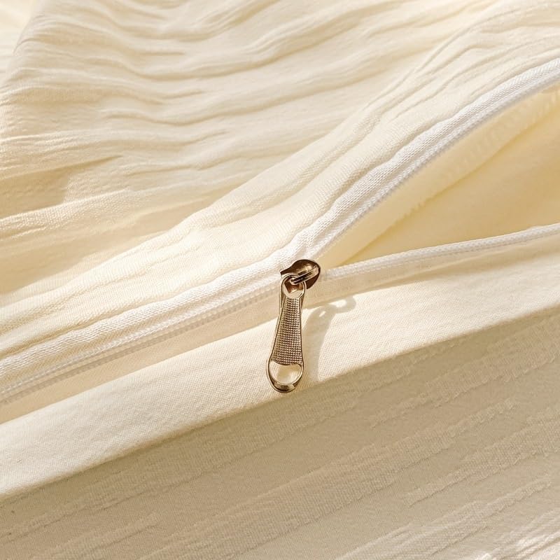 Miniatura 5 de Bubble Yarn Fabric Soft Skin Friendly Duvet Cover Set Single Double Bedding Set Full Size Breathable Quilt Cover Set with Sheets,Bedding Set