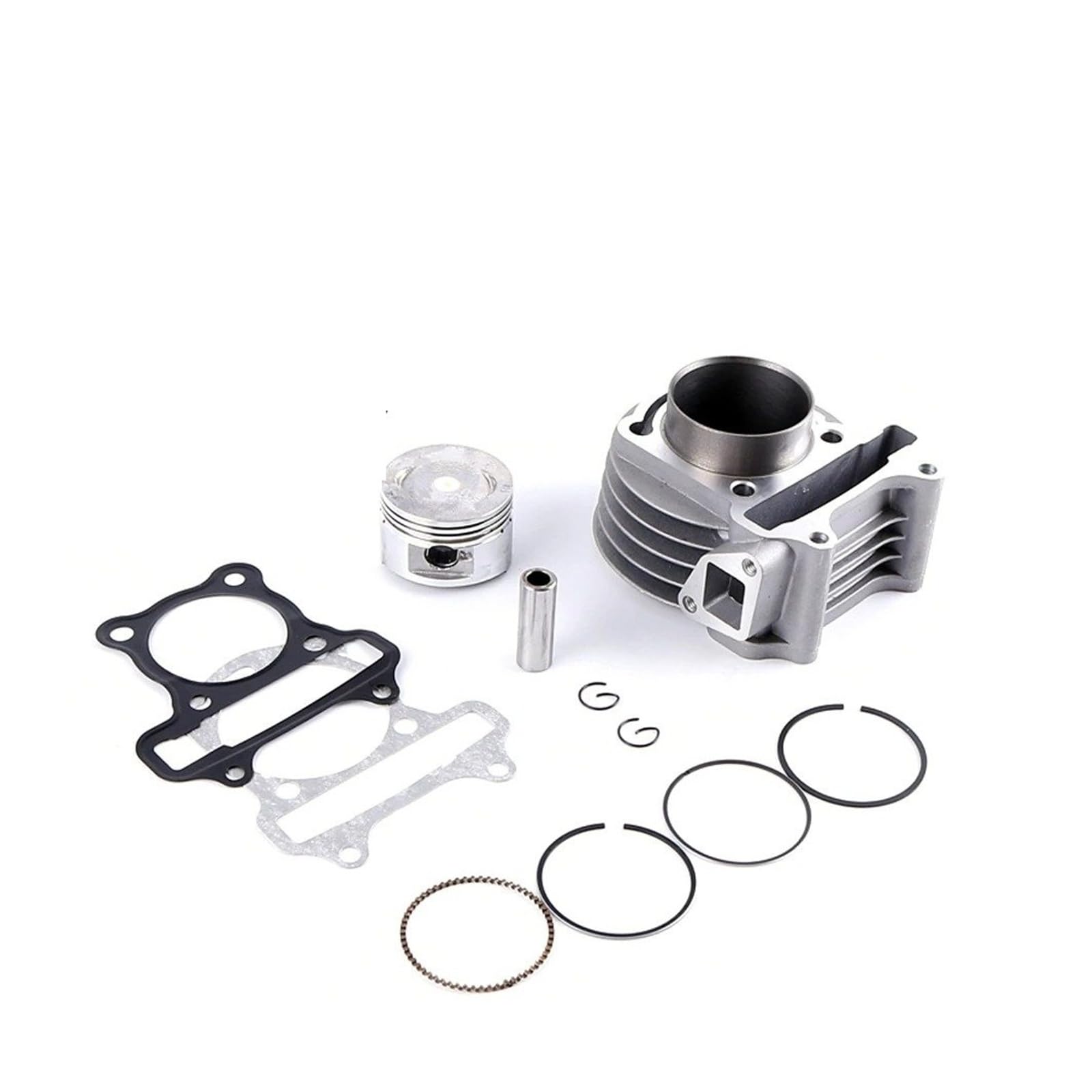 Kit Pistone Motore ATV 139QMB 139QMA Per Ciclomotore Scooter A 4 Tempi Per GY6 50cc 80cc 100cc 47mm 50mm Fasce Elastiche Cilindro Assy Cilindro(60CC 44mm)