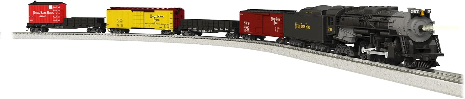Lionel Nickel Plate Road Freight Bluetooth Electric HO Gauge Model Train Set with Remote