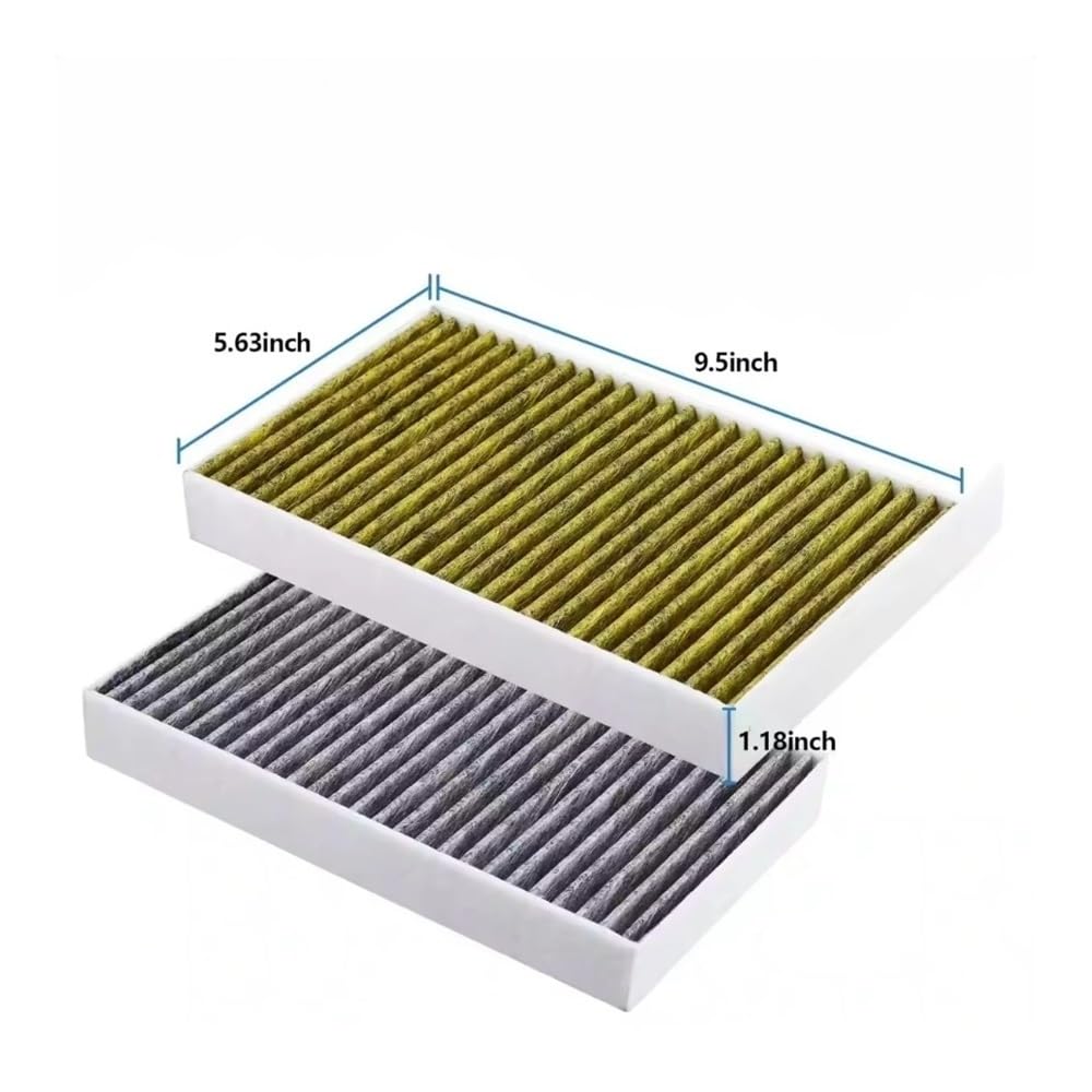 Filtro De Aire Cabina Coche Para Modelo 3 Para Y 101E2-2 1107681-00-A Acondicionado Limpieza Filtro De Aire