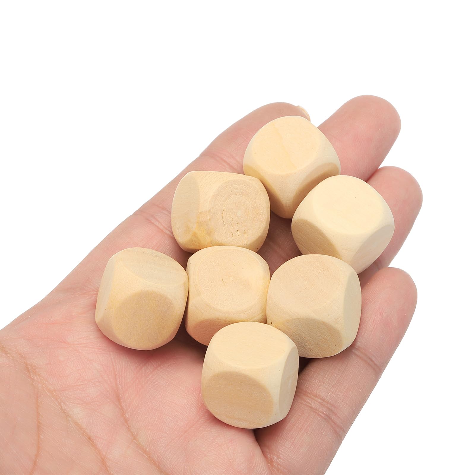 PATIKIL 18mm Blank Wooden Dice - Image 4