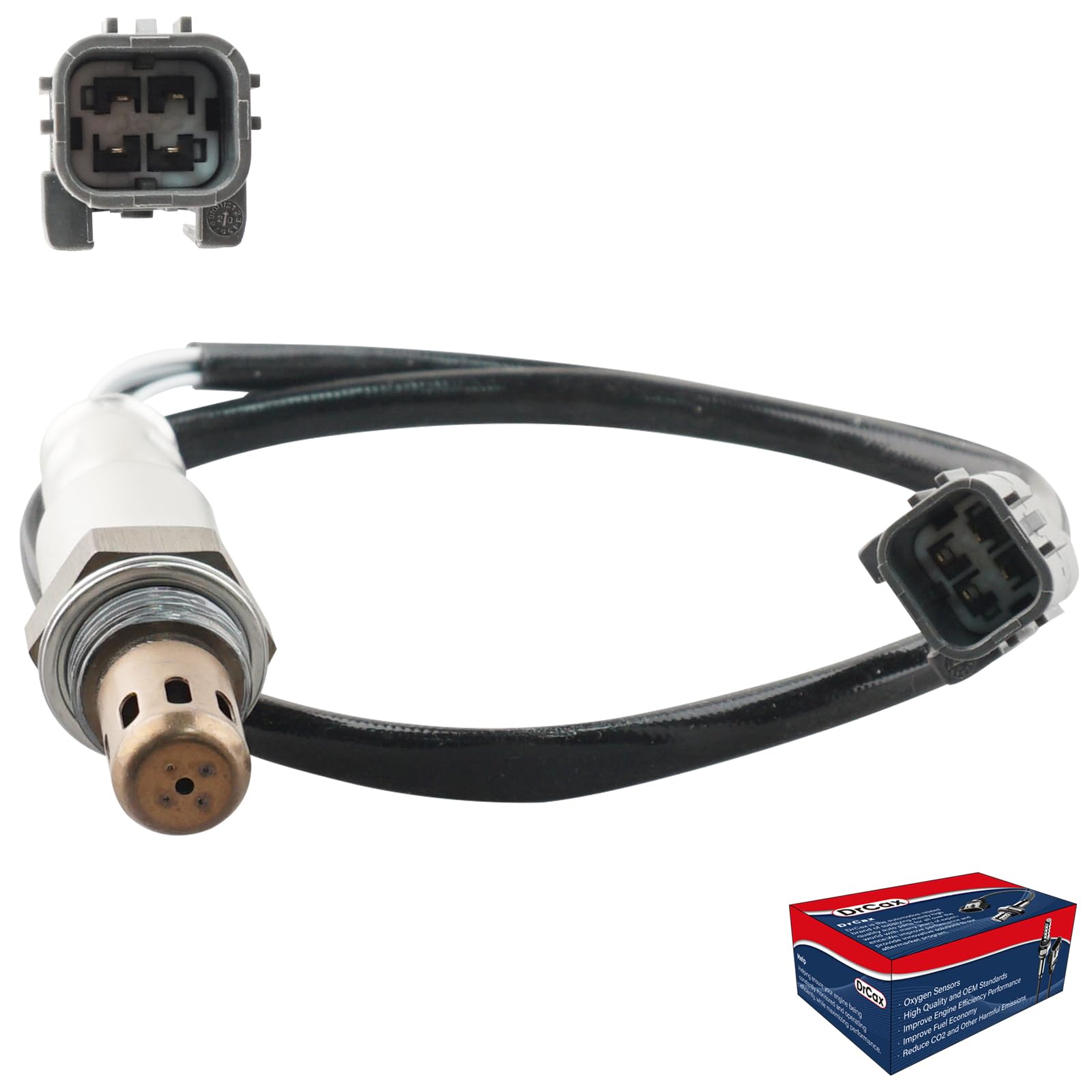 DrCax 234-8030 Oxygen O2 Sensor Downstream Heated Air Fuel Ratio Compatible with Hyundai Tucson 2018-2021 Santa Fe 2019-2020 Sonata 2015-2019 Kia