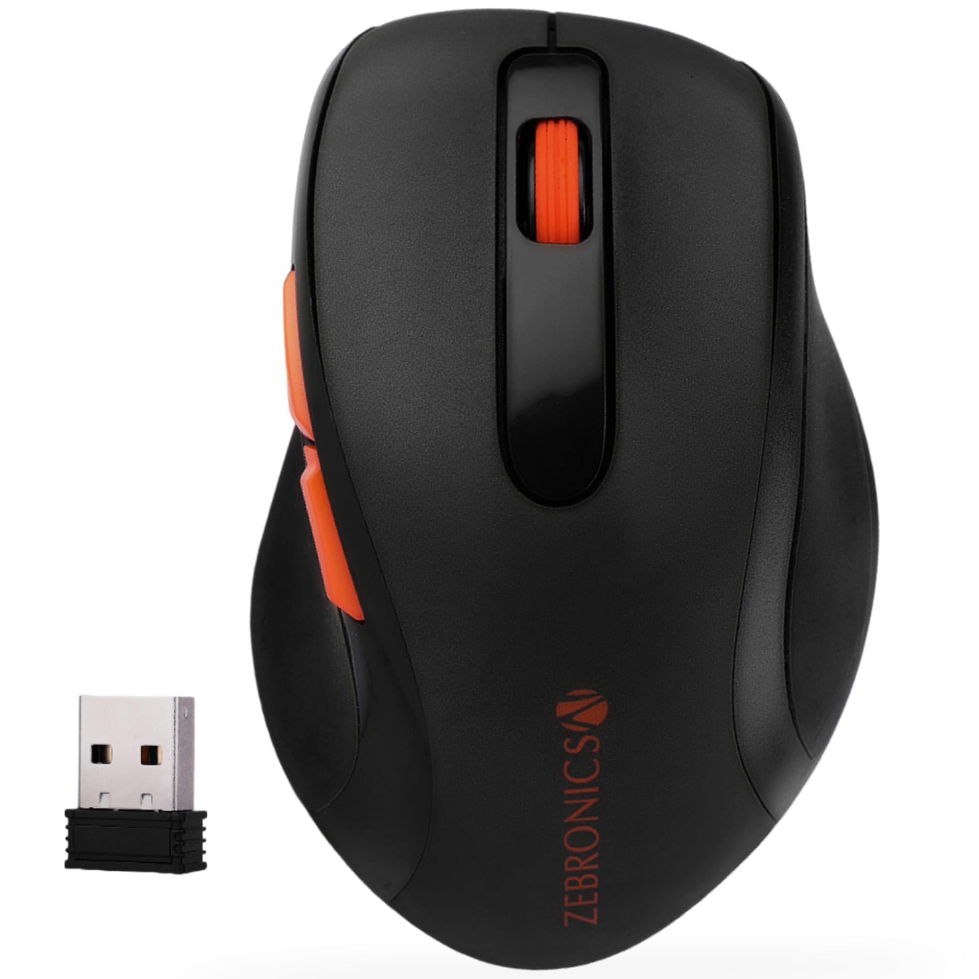 ZEBRONICS Curve Wireless Mouse, High Precision with 800/1200/1600 DPI, 6 Buttons, USB Nano Receiver, Power Saving Mode, Comfortable and Versatile (B0C71GL4MC) Amazon Price History, Amazon Price Tracker