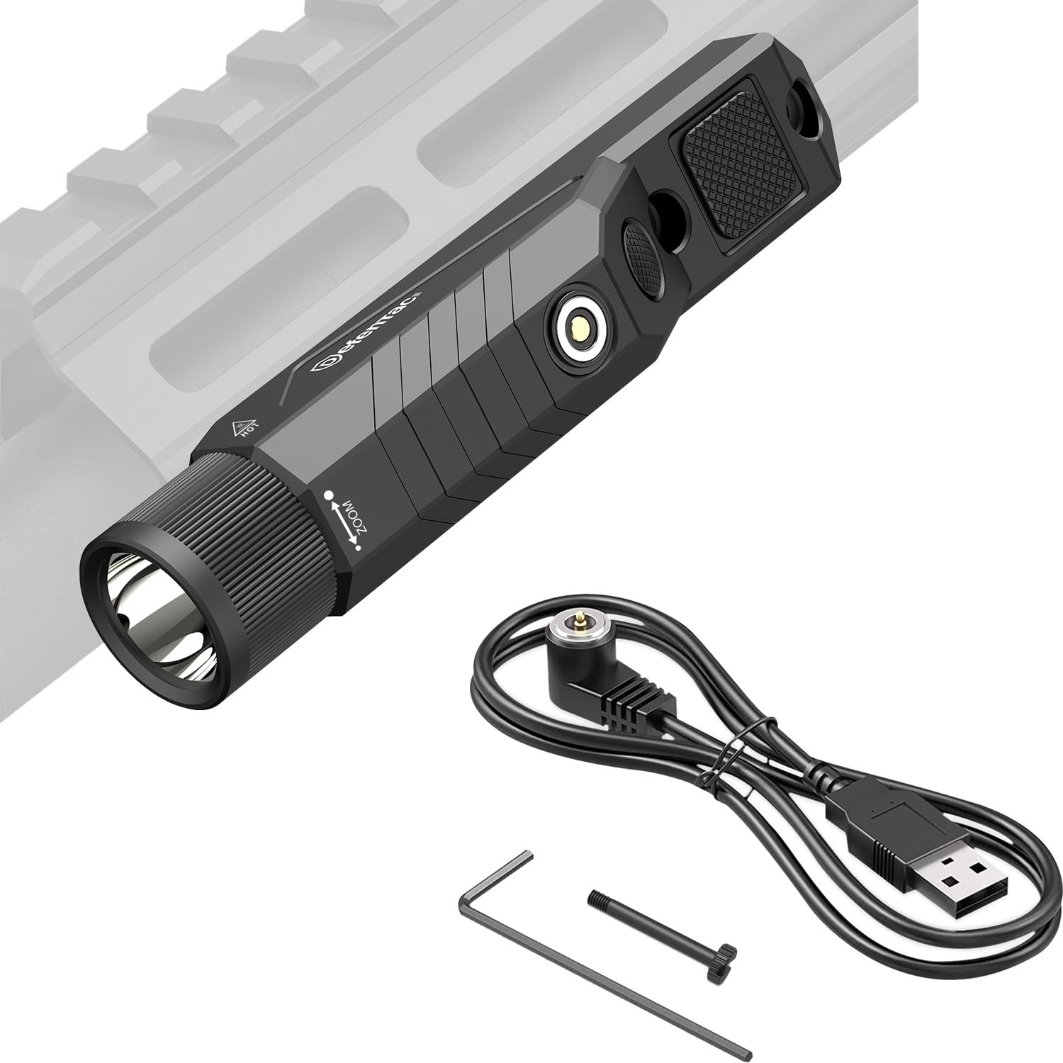 Amazon.com: DEFENTAC 1750lm Tactical Product, Bundle with Magnetic