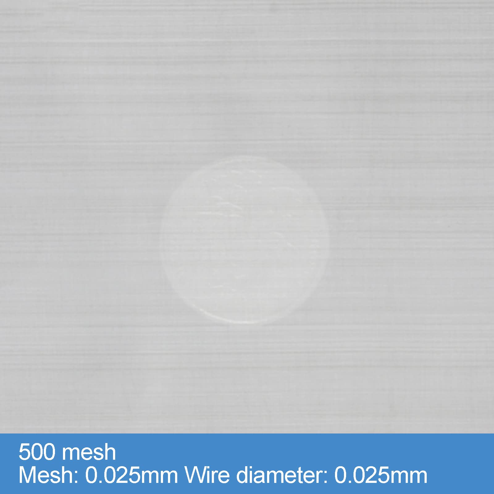 LFFH Malla De Acero Inoxidable 316, 39.3 "X39.3 Pantalla De Malla Fina Malla 400/500 para Pantalla De Filtro Tela De Filtración Malla De Filtración,Plata,500mesh