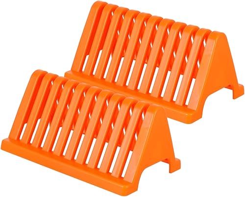 TIDTALEO 2 unids Slide Rack Soporte de secado de diapositivas de vidrio Soporte de diapositivas de microscopio Estante de ropa seca Soportes de