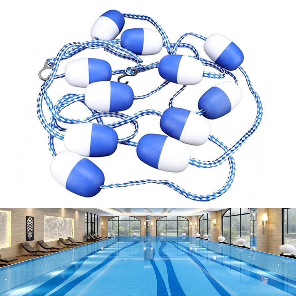 Ligne de sécurité flottante en nylon 5 m séparateur de piscine avec de fortes caractéristiques d'identification
