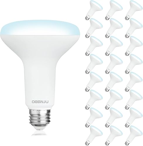 Miniatura 20 de Paquete de 12 bombillas LED empotradas BR30, bombillas de inundación regulables para interiores, CRI80 7 W, equivalente a 65 W, 2700 K, blanco