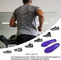 Vista 5 de VALSOLE Plantillas ortopédicas resistentes para alivio del dolor - plantillas de arco alto para fascitis plantar de más de 220 libras para hombres