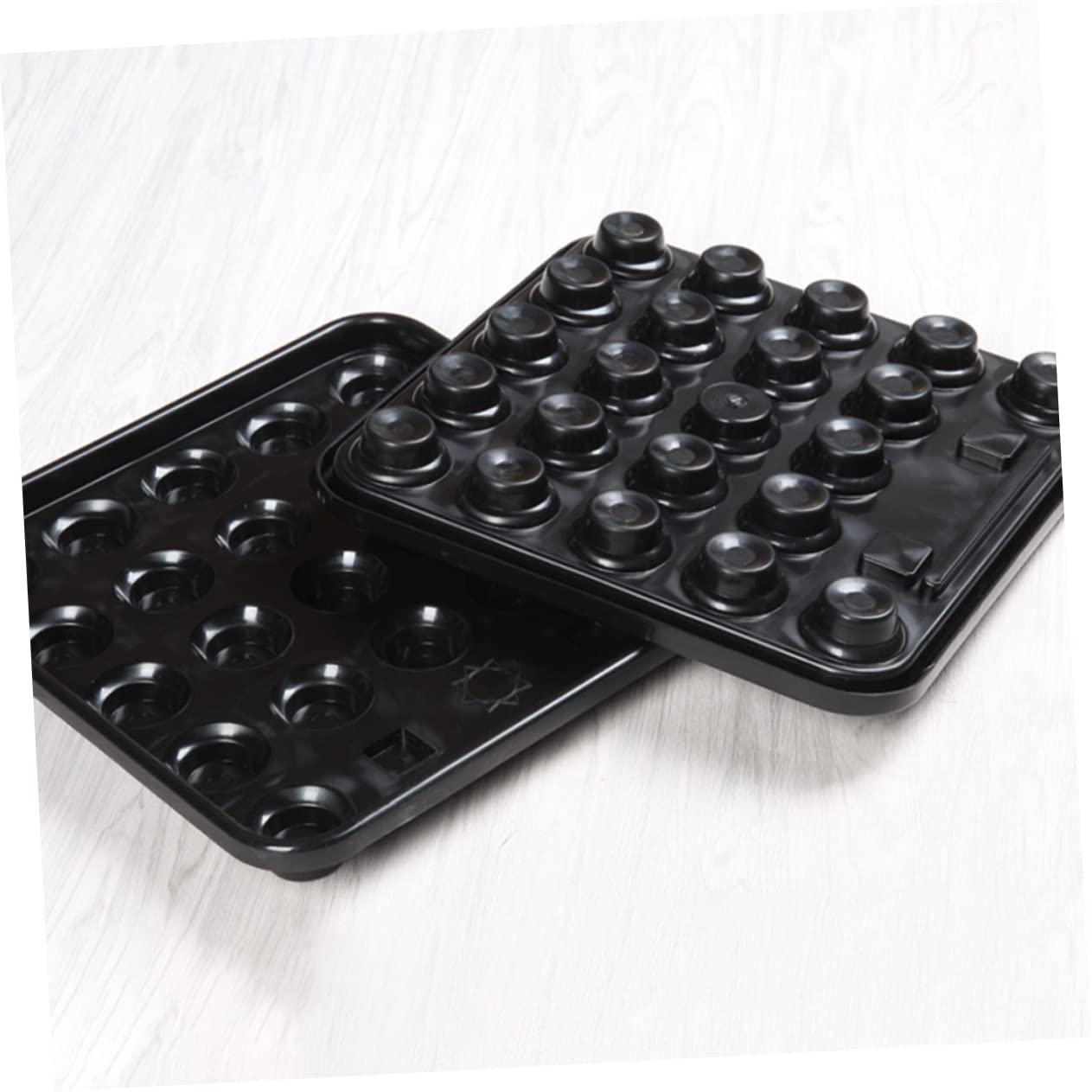 Totority Strong Plastic Billiard Ball Tray Standard Billiard Accessory Sturdy Pool Ball Storage for Home or Pub