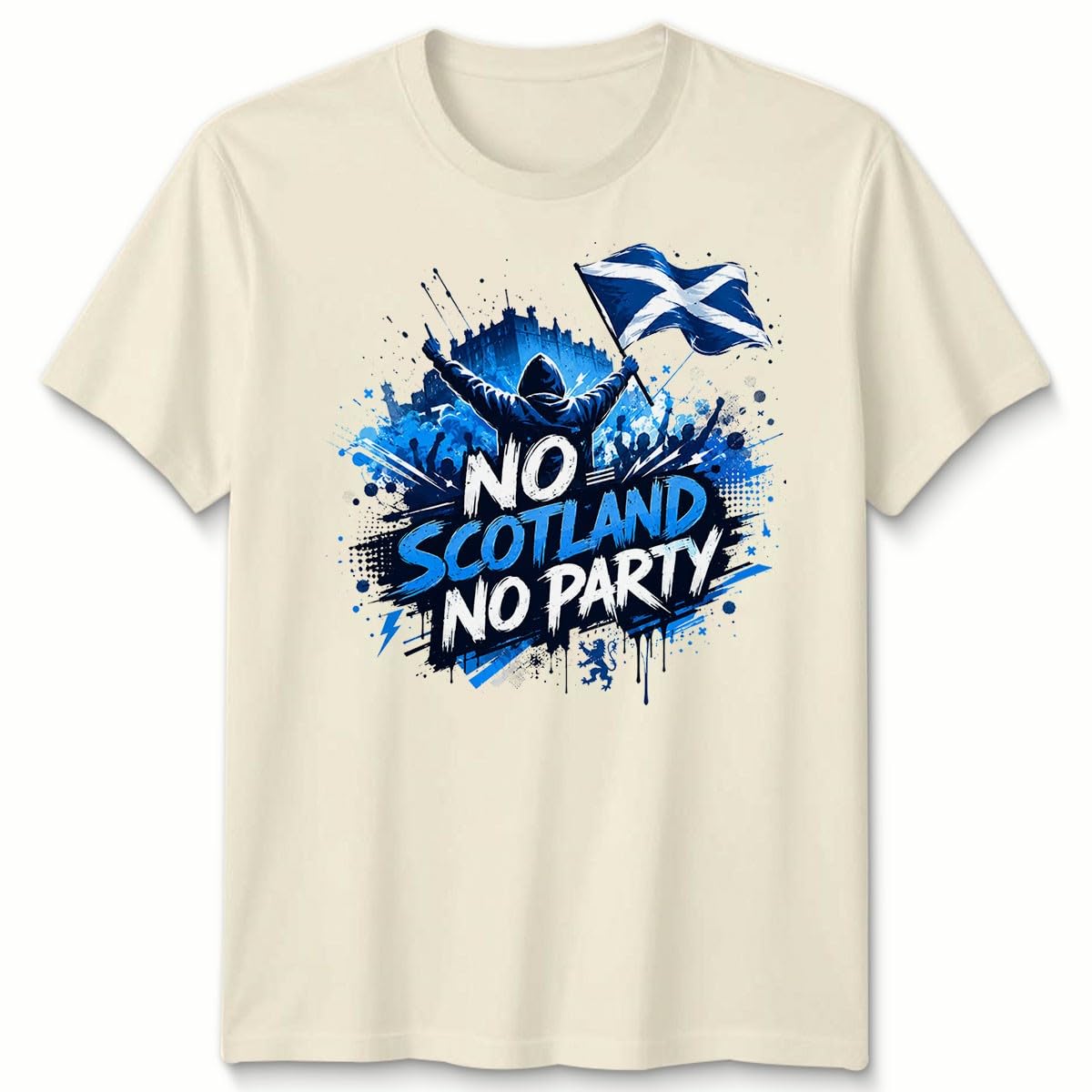 No Scotland No Party Unisex Football T Shirt Game Day 2026 Scotland Soccer Fans Foooty Tee Gift 12-13 Years — image 1