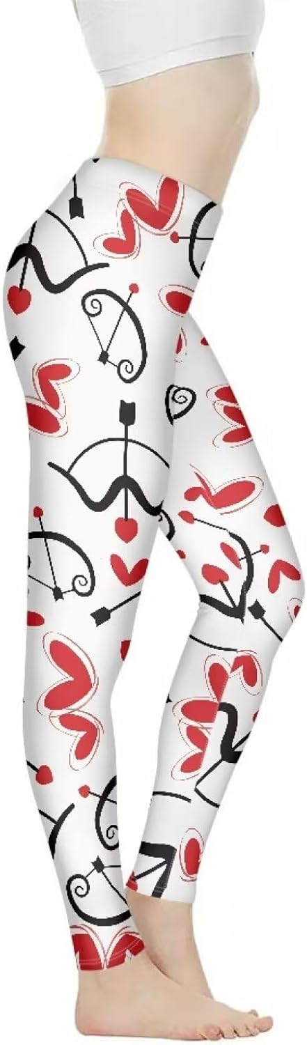 Mumeson Women's Full Length Yoga Pants Soft Tight Athletic Workout Leggings Tummy Control Capri XS-3XL