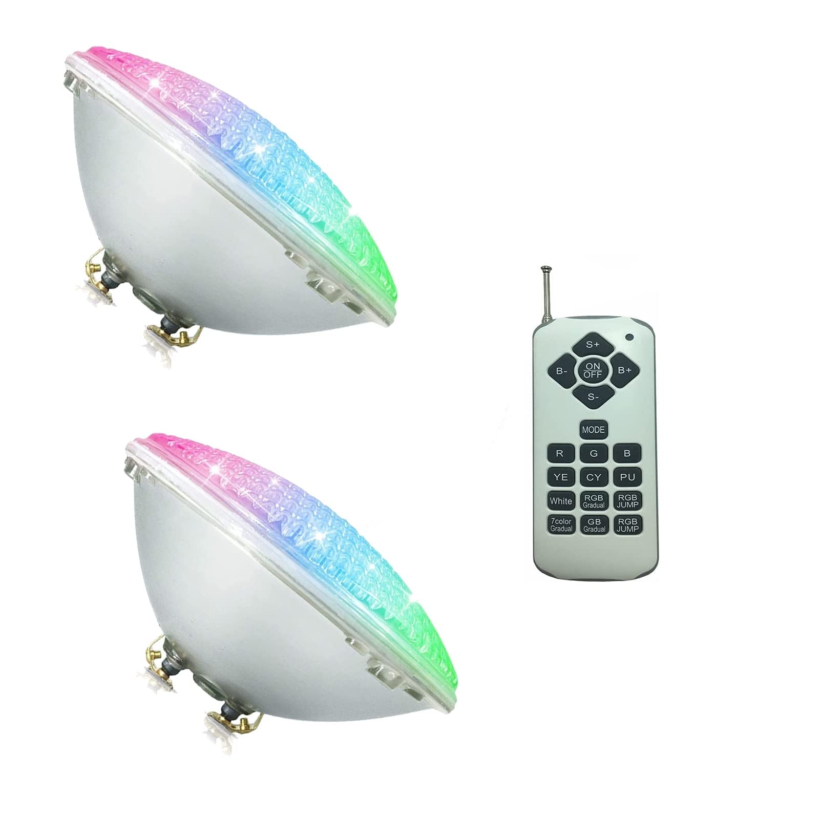 Anello luminoso per piscina subacquea, impermeabile, con telecomando, per piscine interrate, certificato