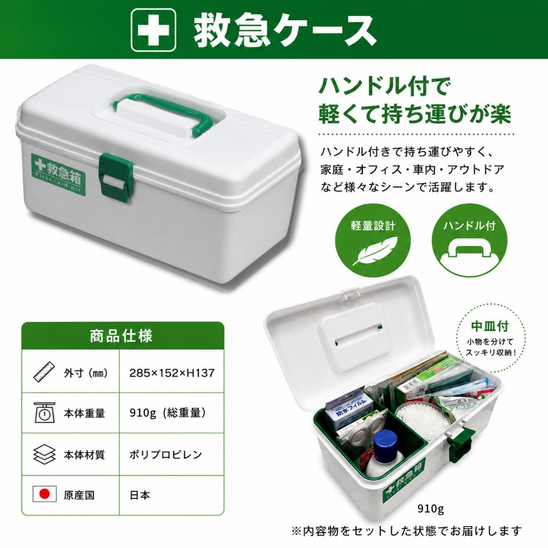 Amazon.co.jp: First Aid Kit 20-Piece Basic Emergency Kit for