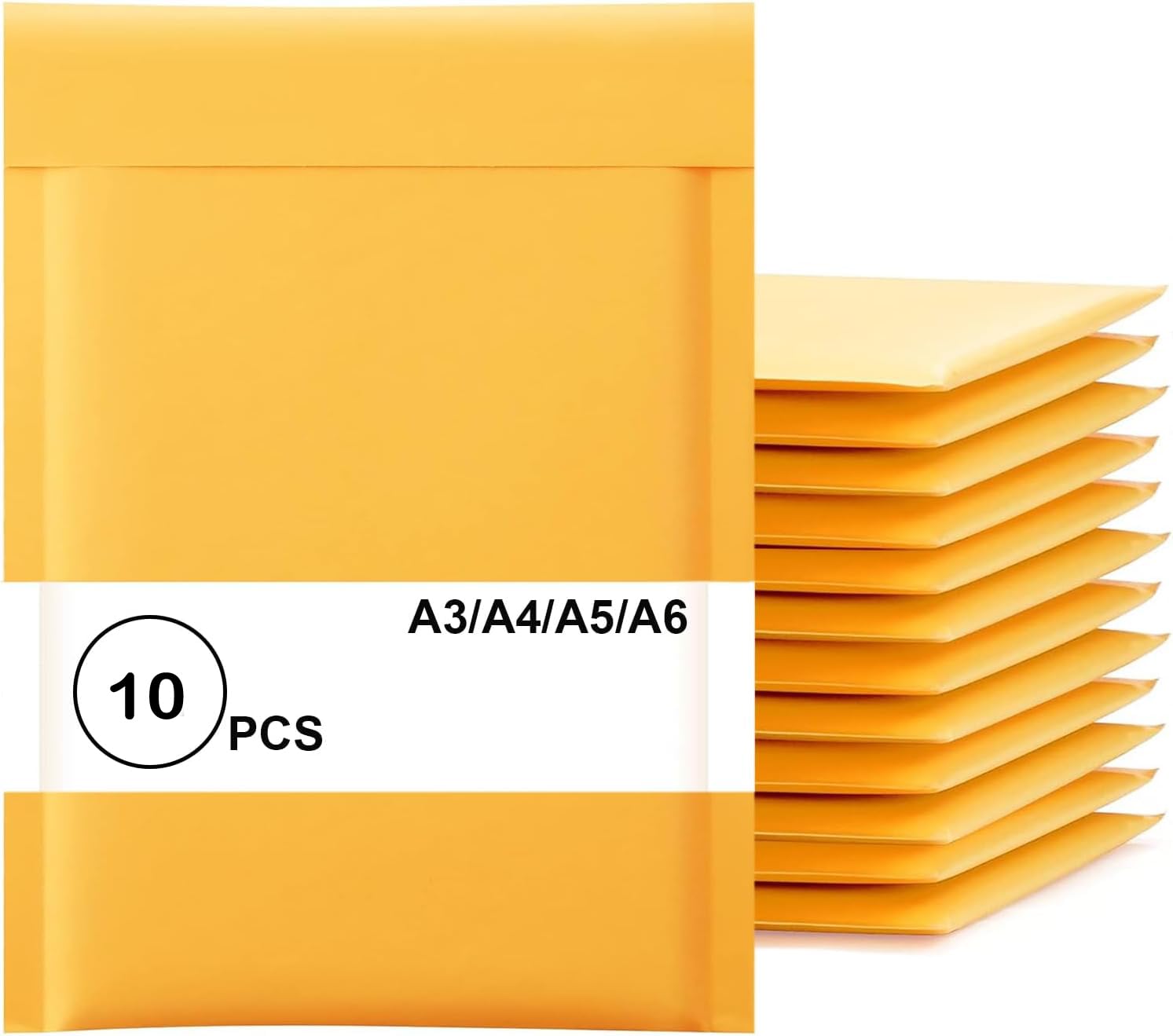 10 Pack A5 Padded Envelopes, A5 Bubble Envelopes 6x9 Inches Self Adhesive Postage For Posting Business And Home Use