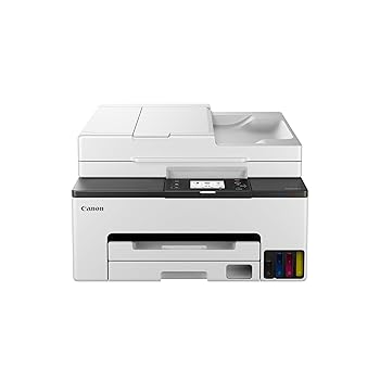 Canon MAXIFY GX2050 Wireless Colour All-in-One Refillable MegaTank Inkjet Printer, White