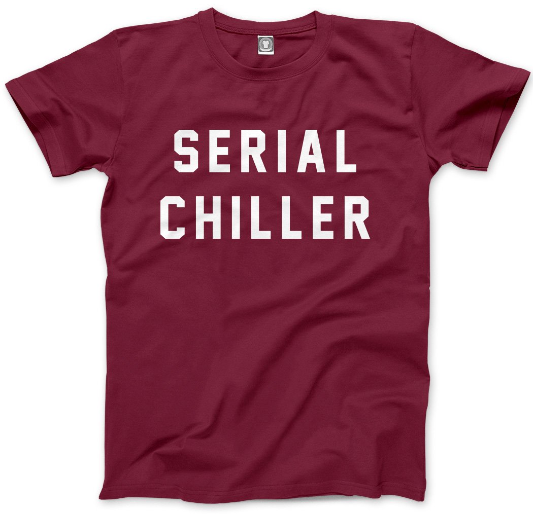 Hotscamp Men's Maroon Serial Chiller Unisex T-Shirt - XX-Large