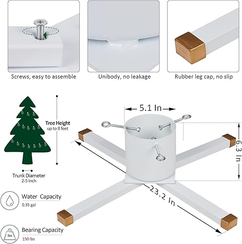 Miniatura 2 de Blissun Soporte para árbol de Navidad, soporte para árbol de Navidad, soporte para árbol de Navidad para árboles reales, se adapta a árboles reales