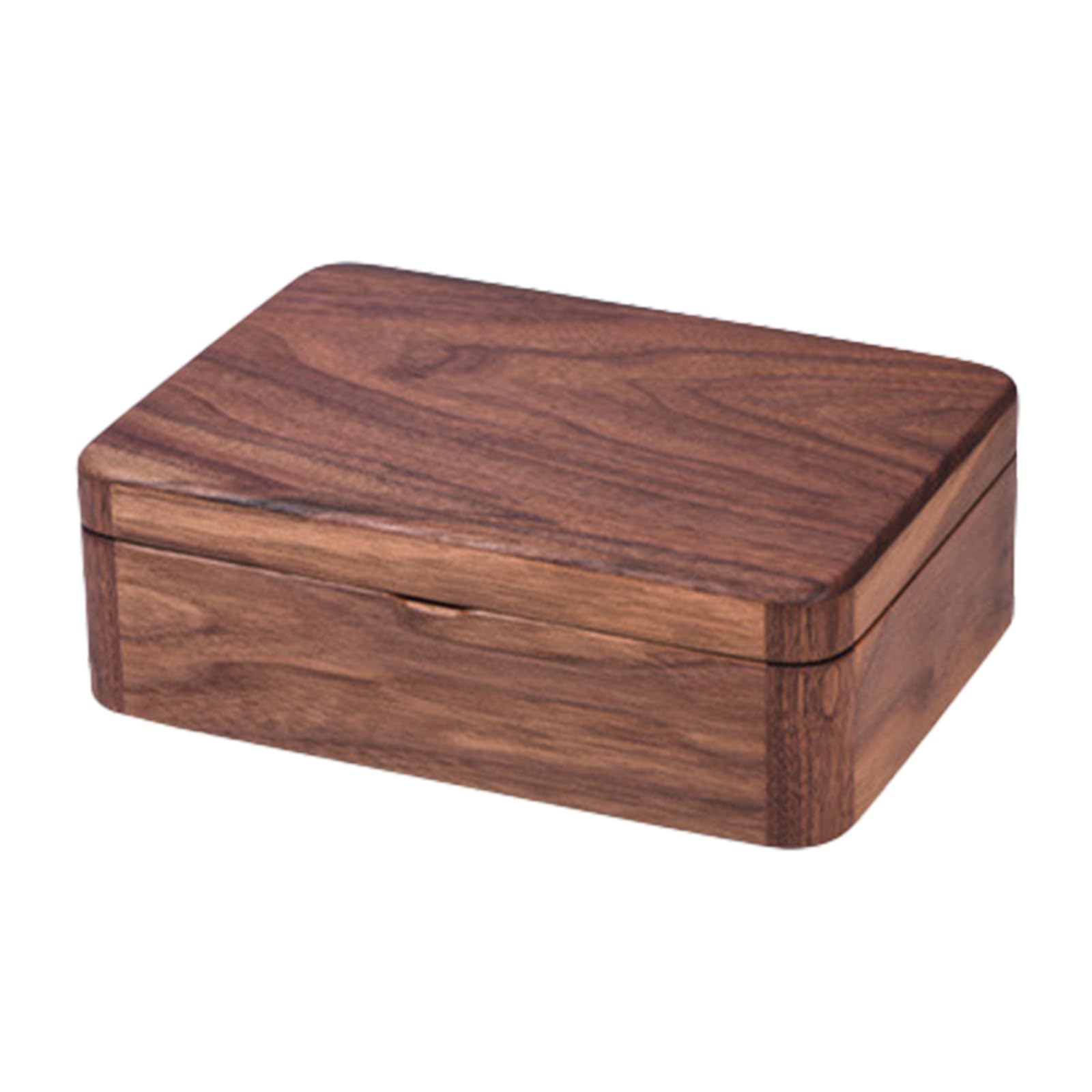 Msioytog Large With Hook Practical Sturdy Wood Jewelry Storage Casket Portable Accessory For Organizing Various Ornaments Home Organization Multifunctional Organizers