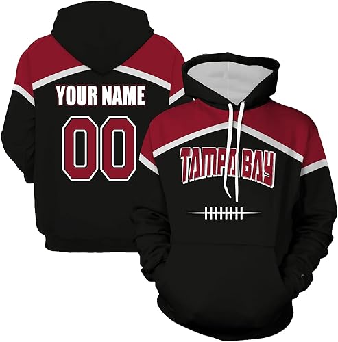 Miniatura 10 de Sudaderas con capucha personalizadas para hombre, regalos para fanáticos de la ciudad del fútbol, para mujeres, hombres, jóvenes, con nombre y número