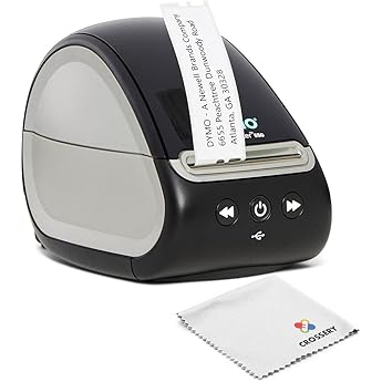 Dymo LabelWriter 550 Label Printer | labelmaker with Direct Thermal Printing | Automatic Label Recognition | Prints Address Labels, Shipping Labels, Barcode Labels and More | EU Plug