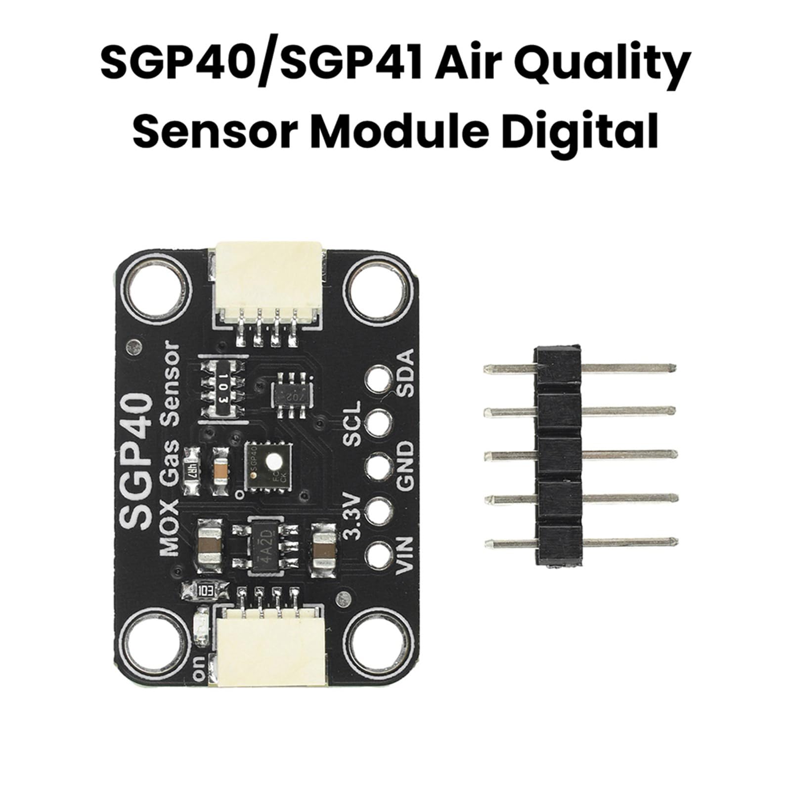 Produktbild von SGP40/SGP41 Gassensormodul – Digitaler VOC-Chip Für Luftqualität, I²C, Plug-and-Play, QT/Qwiic