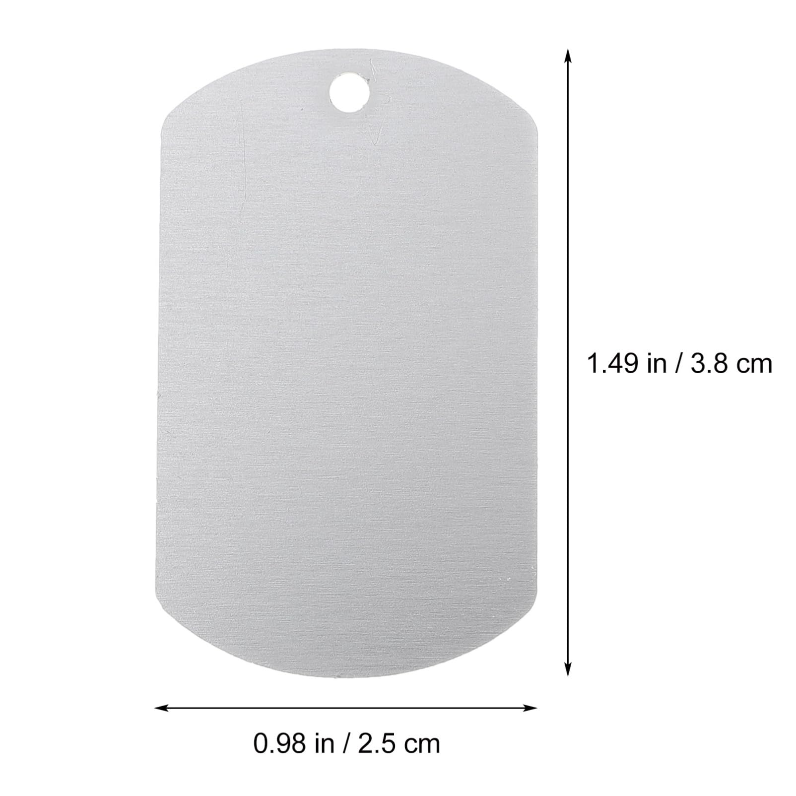 YARNOW 5 Juegos De Placas De Identificación Personalizadas Para Mascotas De Aluminio Con Grabado Seguro Para Mascotas Pequeñas 20 Unidades X 5
