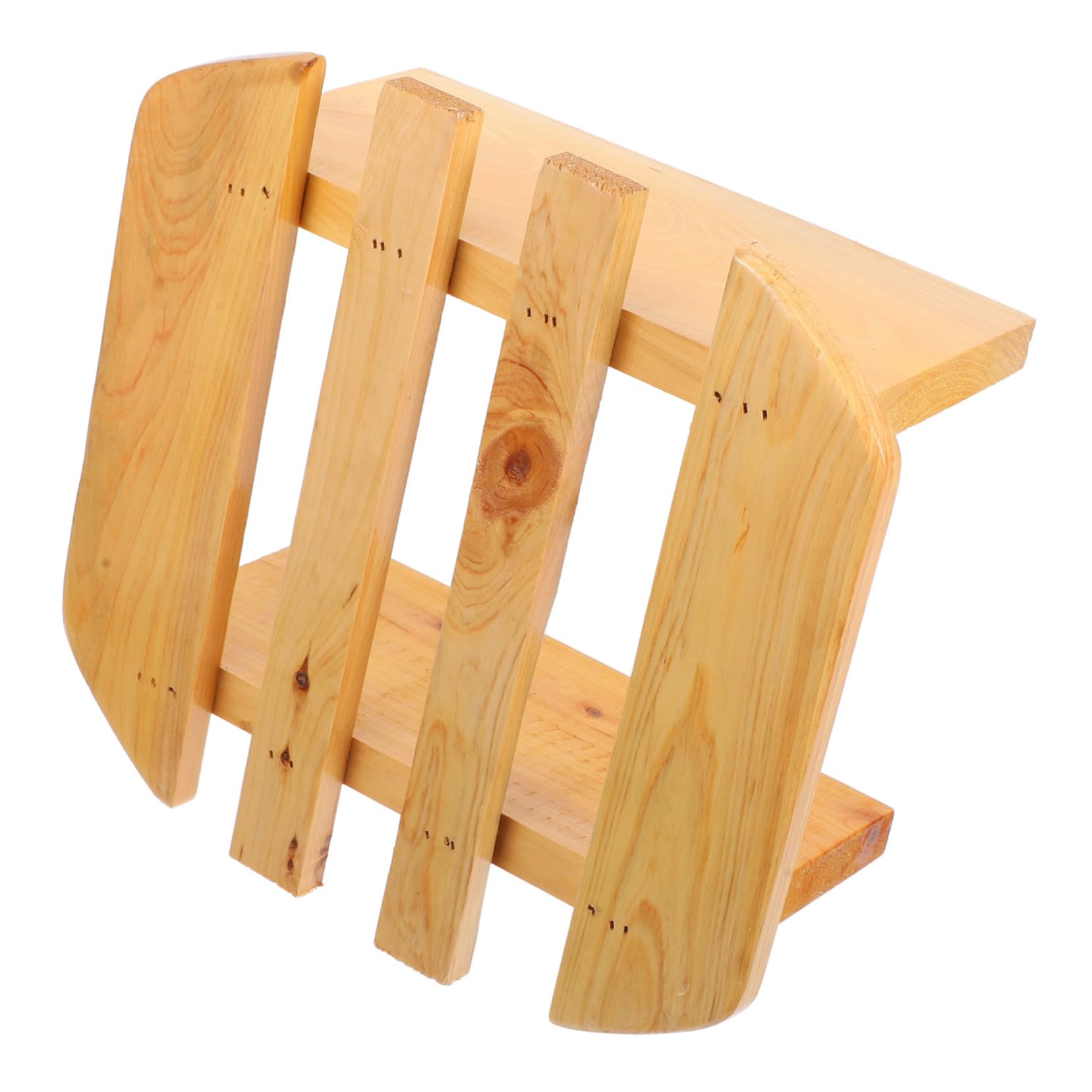 Ciieeo Mini Foot Bath Stool Japanese Style Wooden Bench Bedside Step for High Beds Boys and Girls Step Stool Foldable Stool for Adults