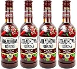 Vierer Paket Zoladkowa Gorzka Liköre Delicja Kirsche (4x0,5) 30% vol.