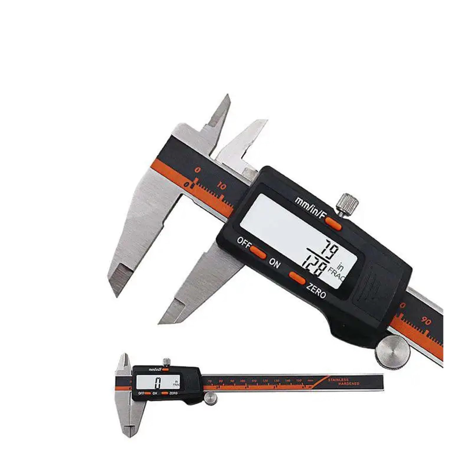 Gqnblvhzupdm With Box Micrometer, Stainless Steel Digital Caliper 6 "150Mm Messschieber Paquimetro Measuring Instrument Vernier Calipers(With Box)