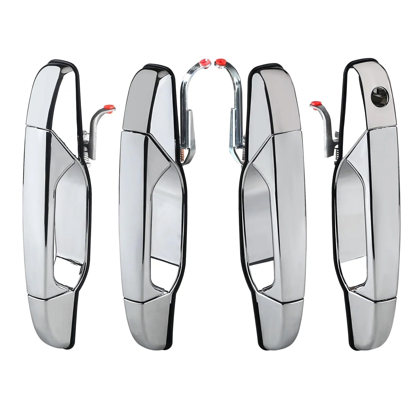 DUDUYANG Car Outside Door Handle for Cadillac for Escalade 2007-2013 Outside Exterior Chrome Door Handle 5960521 25960526