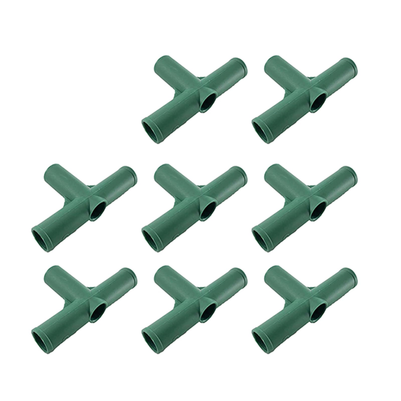 Bagleved 3# Gardening Frame Connector,8Pcs 19Mm Plastic Greenhouse Frame Furniture Connectors Plant Stake Fencing Joint For Grape Trellis Sunscreen Shed Gardening (3#)