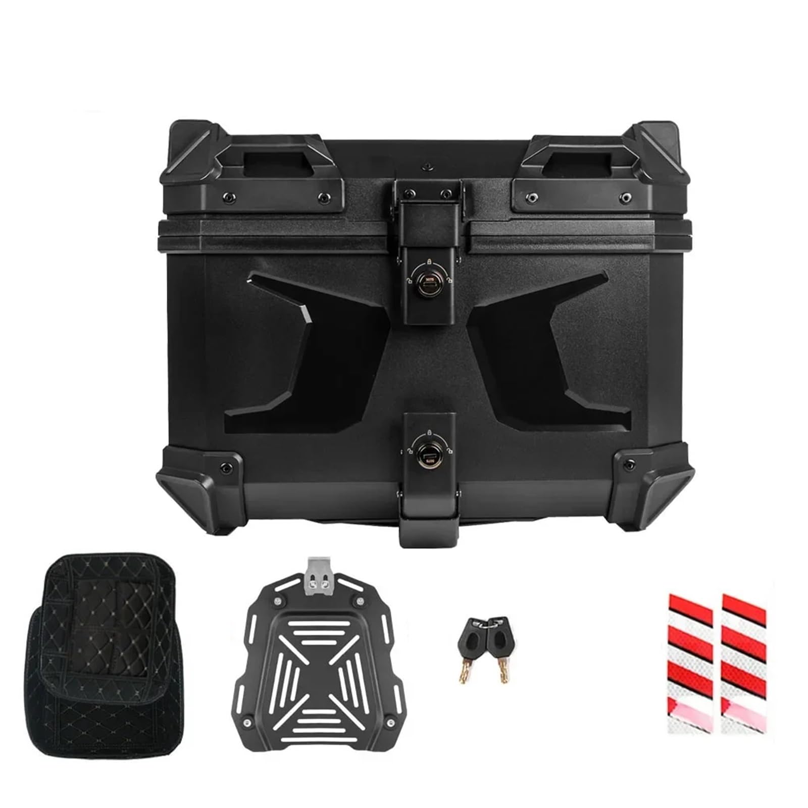 Baúl de moto 45L maleta trasera universal ABS compatible con V-Strom DL250 y DL650 8