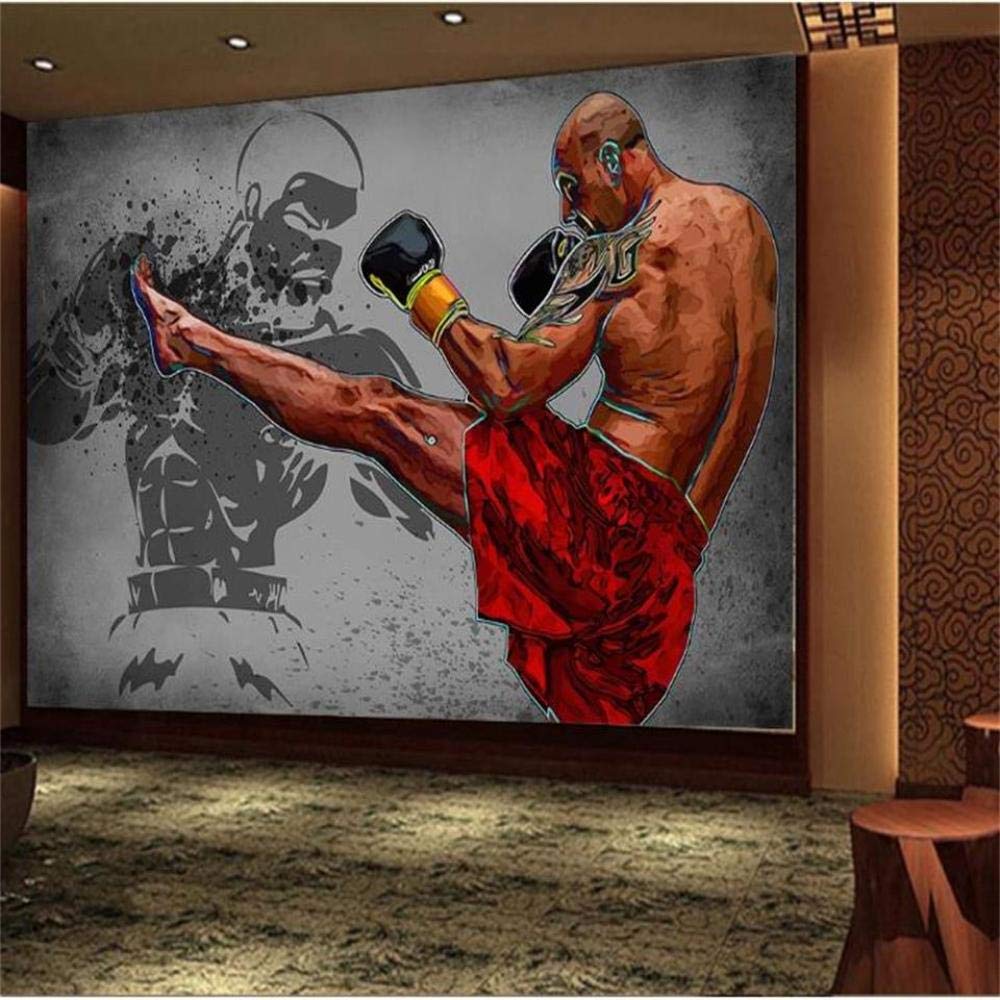 XLMING Papier Peint 3D Papier Peint Rétro Nostalgique De Basket-Ball Papier Peint 3D Salon Tv Salle De Séjour Chambre À Coucher Mural Enfant-150cm×105cm