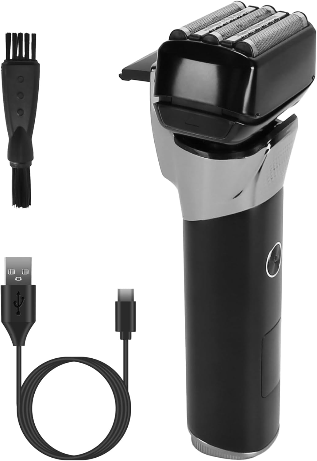 Electric Foil Face Shaver 5-Blade Electric Razor for Men Wet & Dry Jawline Beard Trimmer Precision Sideburn Shavers IPX6 Waterproof with LED DisplayC