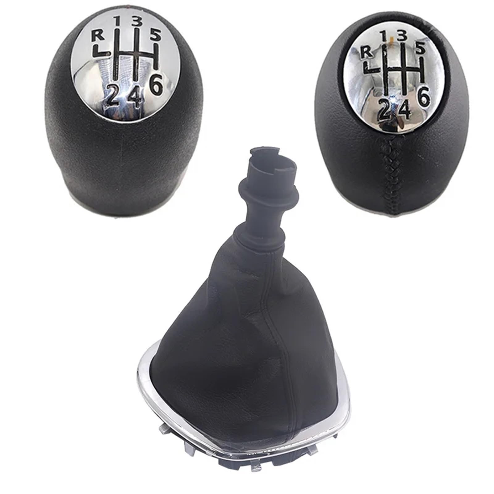 Soufflet De Levier De Vitesse En Cuir Noir - Compatible Renault Trafic III, Opel Vivaro B, Fiat Talento - 5
