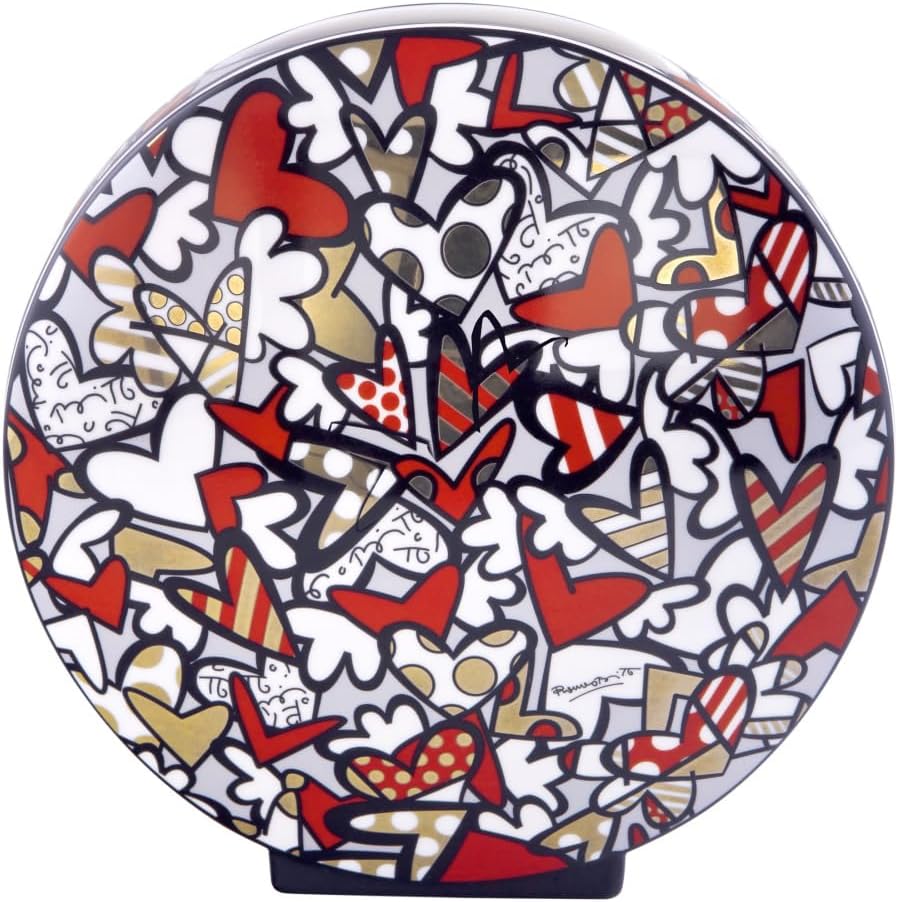 Glass Vase Amber Rain Brown 60 cm