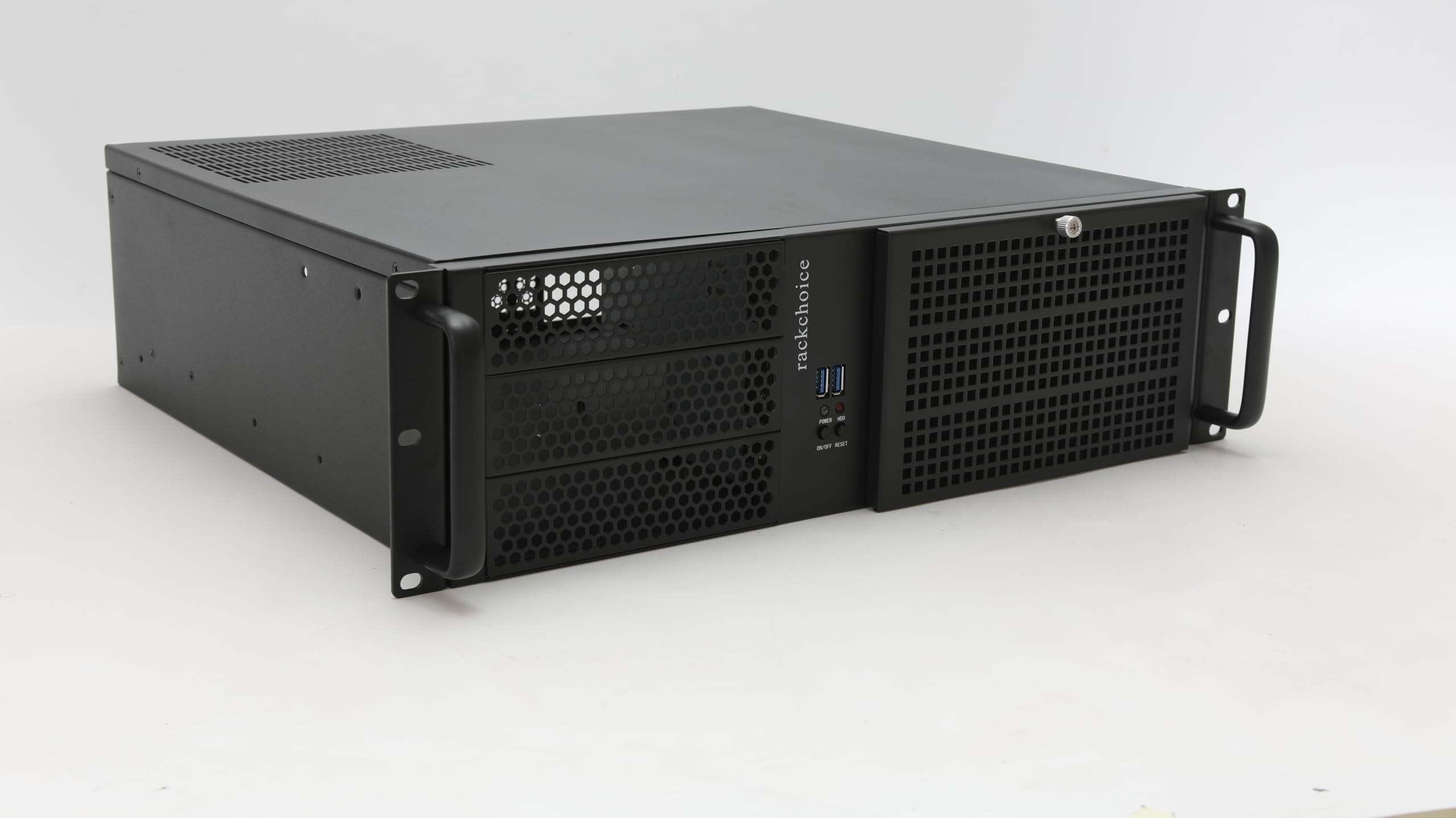RackChoice 3u ATX/MATX rack mount server chassis with 3x5.25 compatible with PS2 top PSU 120mm fan, dust filter bracket in front, easy maintenance-image-38