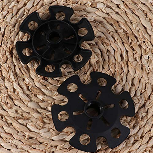 BESPORTBLE 8Pcs Cesta De Neve Do Floco De Neve De Borracha De Substituição Dicas para Caminhadas Pól