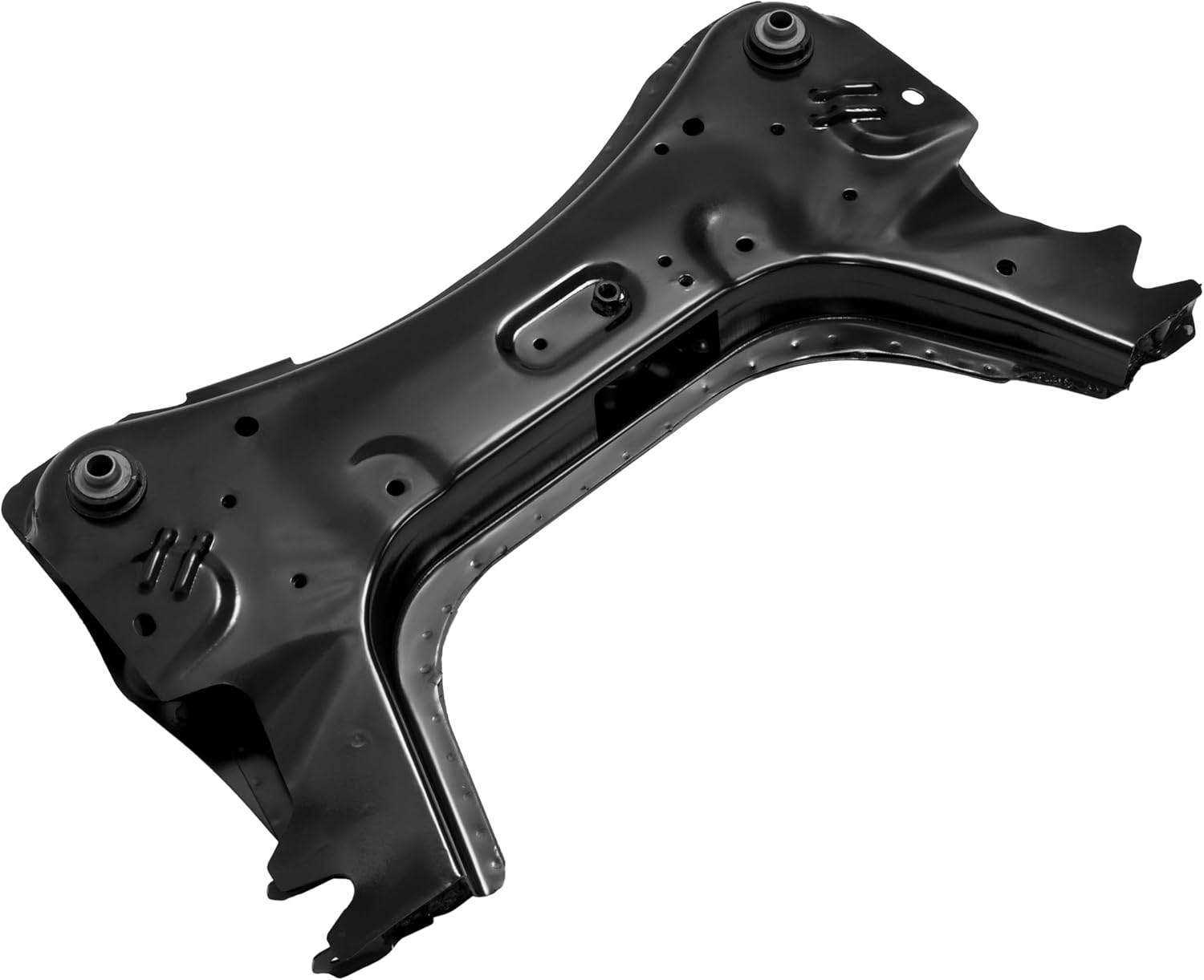 ALMULOO Front Crossmember Subframe Suspension Compatible with 2007-2014 Nissan Versa Cube Electrophoresis Primed Black Steel