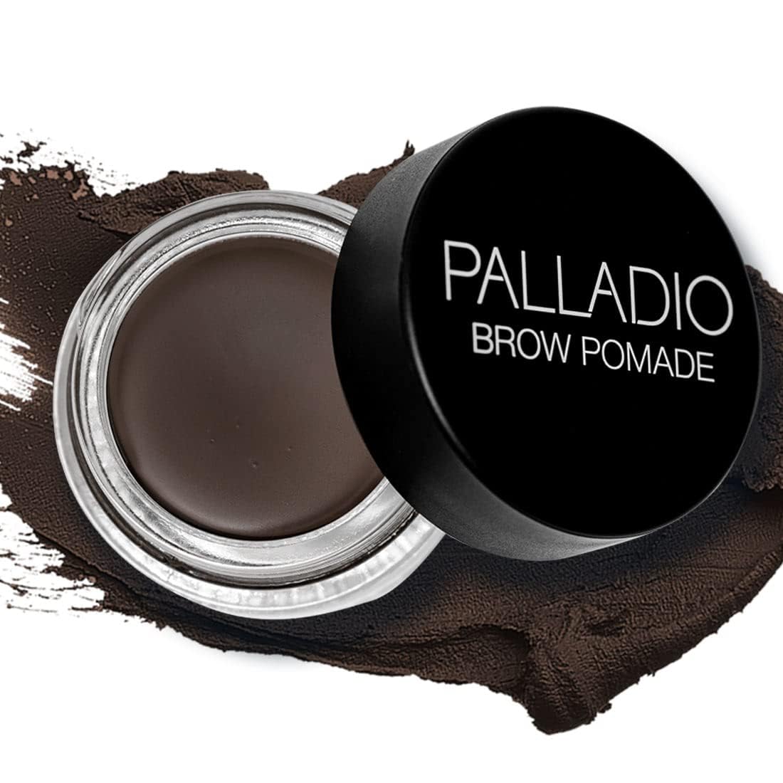 Brow Pomade Waterproof, 24 Hour Wear, Smudge Proof and Sweat Resistant Formula, Super Creamy Formula Glides on And Helps to Fill in Brows for a Dramatic, Defined, Flawless Look (Dark Brown)