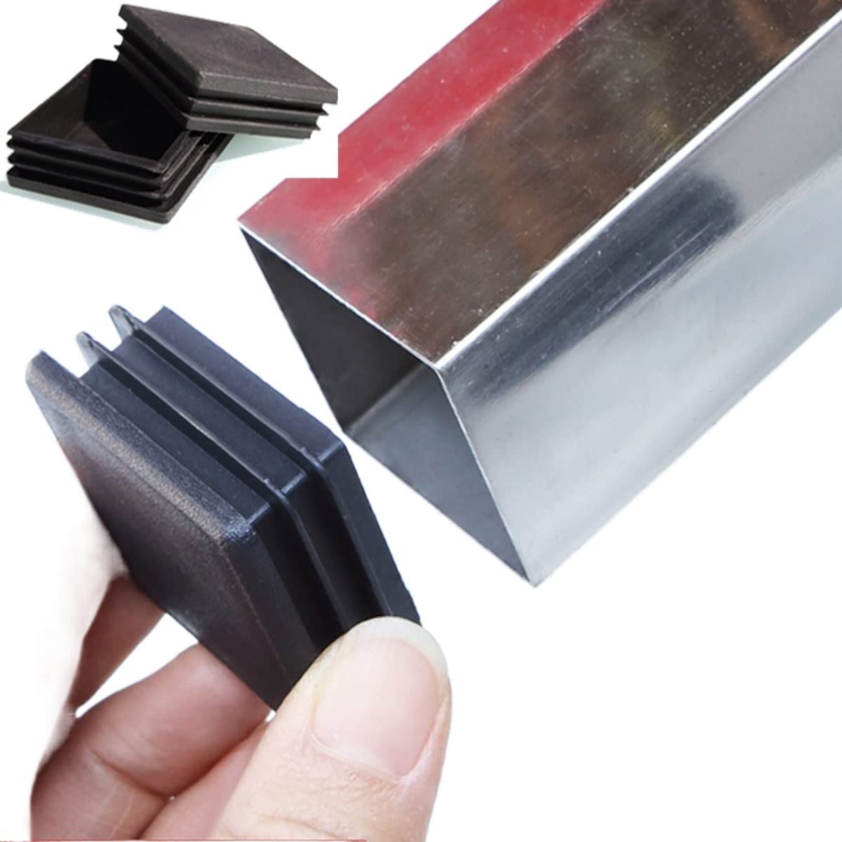 Tischbein Edelstahl quadratisch 40x40 mm Tischbein Edelstahl quadratisch 40x40 mm