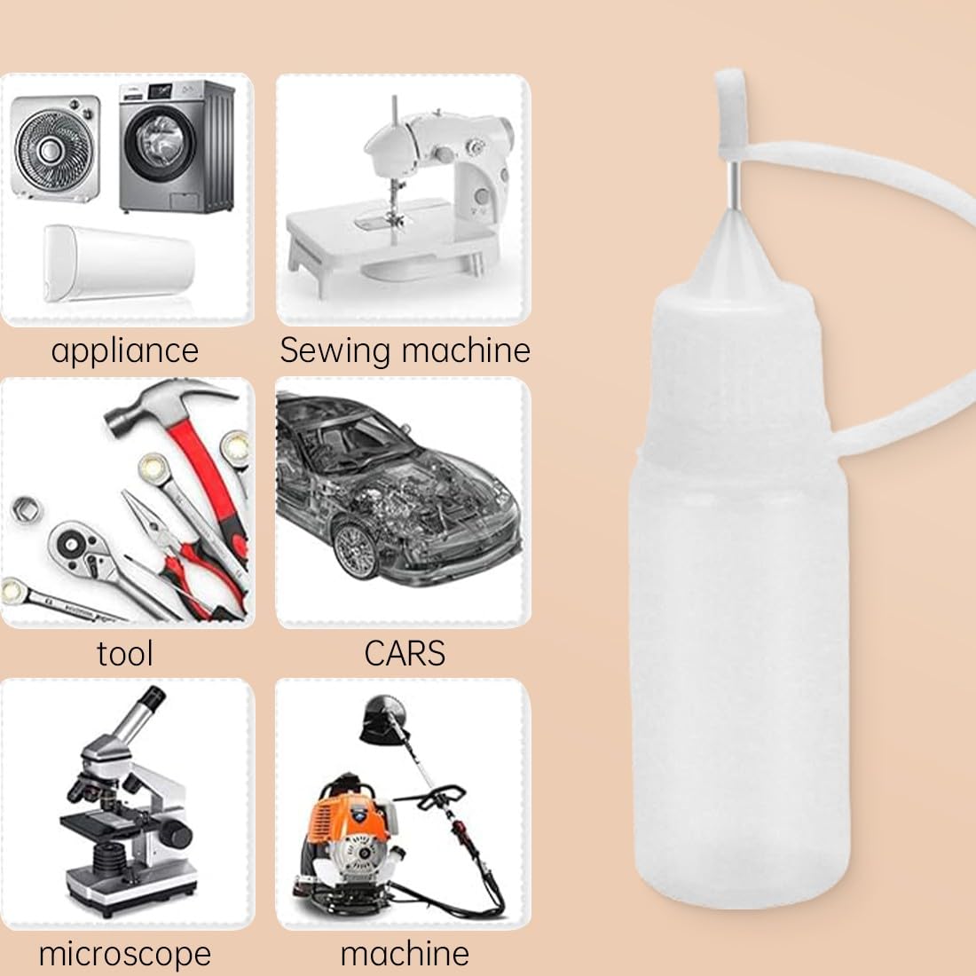 Applicatori Colla 6 Pezzi - Bottiglie Con Punta Ago, Per Precisione - Foto 4