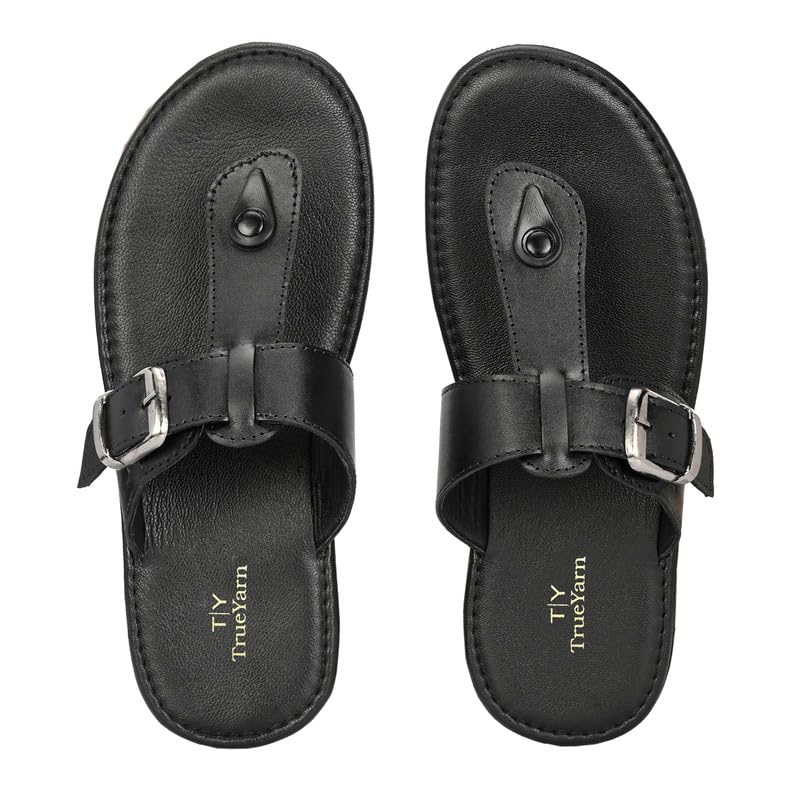 See full amazon price history chart for TrueYarn Mens Genuine Leather Slippers | Thong Sandals For Men | Stylish and Comfortable | Leather Chappal For Men |UK-6 (BLACK) TrueYarn Mens Genuine Leather Slippers | Thong Sandals For Men | Stylish and Comfortable | Leather Chappal For Men |UK-6 (BLACK) (B0CQXXVB35) Amazon Price History, Amazon Price Tracker