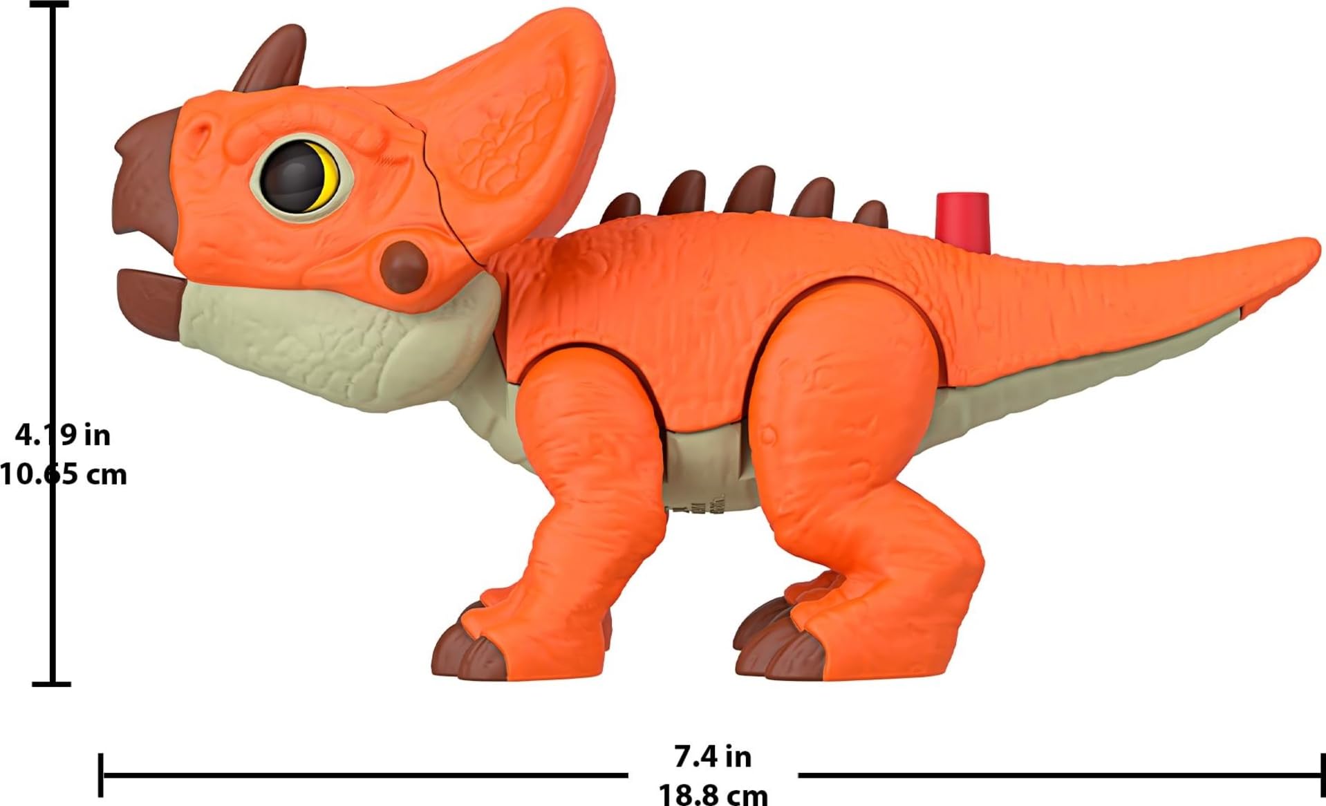Fisher-Price Imaginext Jurassic World: Rebirth Dinosaur Action Figure with Kid-Activated Motion & Growing Spikes - Image 4