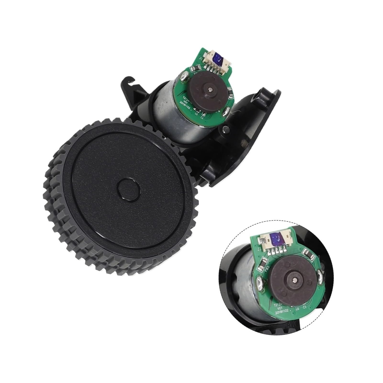 Compatible Con Conga, Robot De Rueda Derecha Negro, Accesorios De Barredora De Marca De Aspiradora De Rueda Derecha 1090