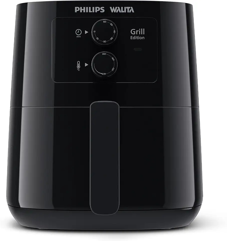 Fritadeira Airfryer Série 3000 Grill Edition, Philips Walita, com 4.1L de capacidade, Preta, 1400W, 220v - HD9202/90