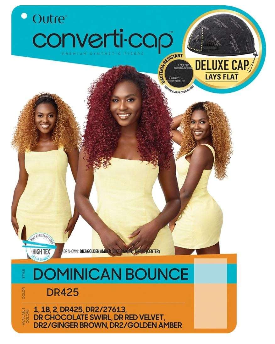 Converti-Cap Outre Synthetic Wig - DOMINICAN BOUNCE (DR425)