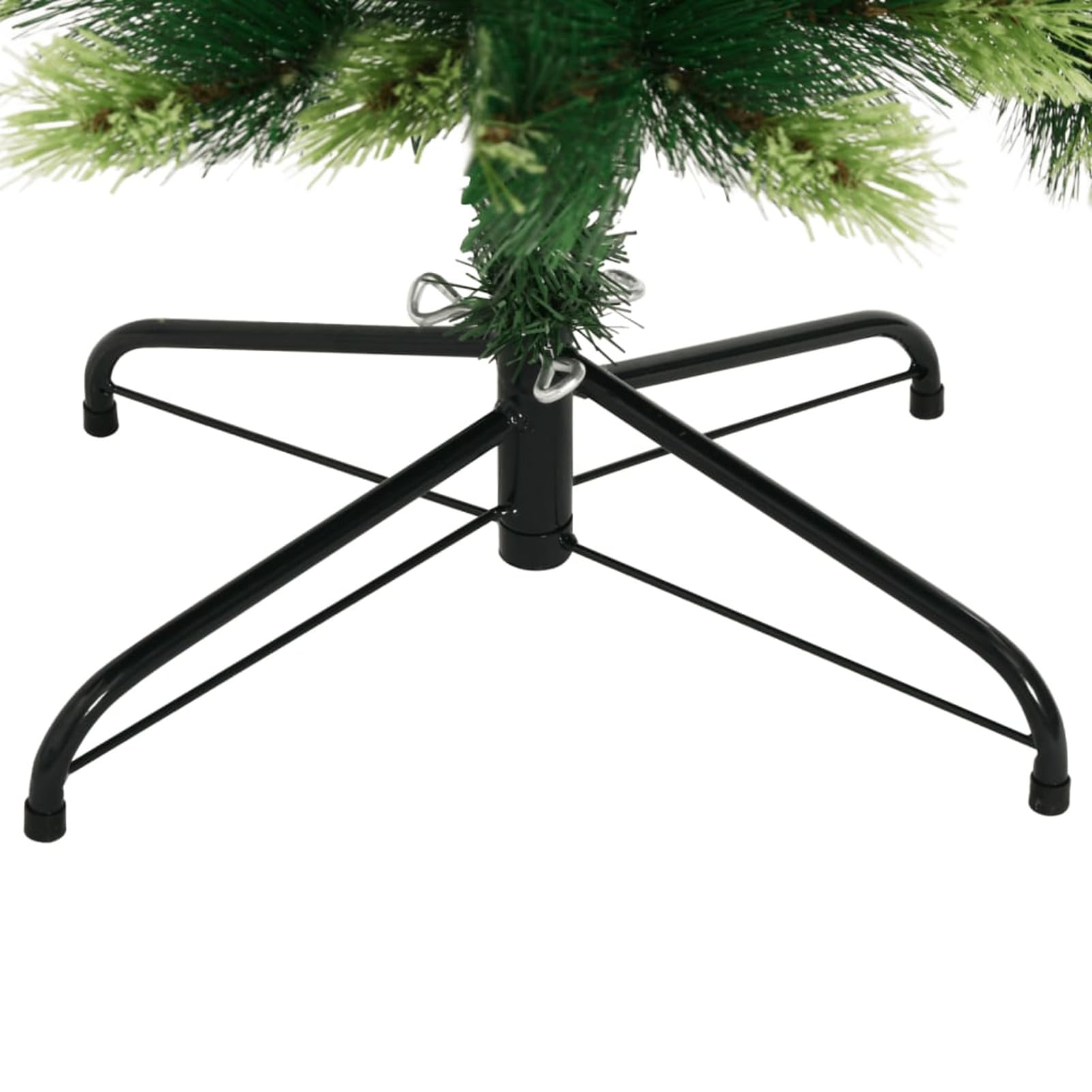 Homgoday Künstlicher Weihnachtsbaum mit Ständer, 150 cm, Tannenbaum mit Metallständer, saisonale Dekoration für drinnen und draußen, Heim- und Gartendekoration
