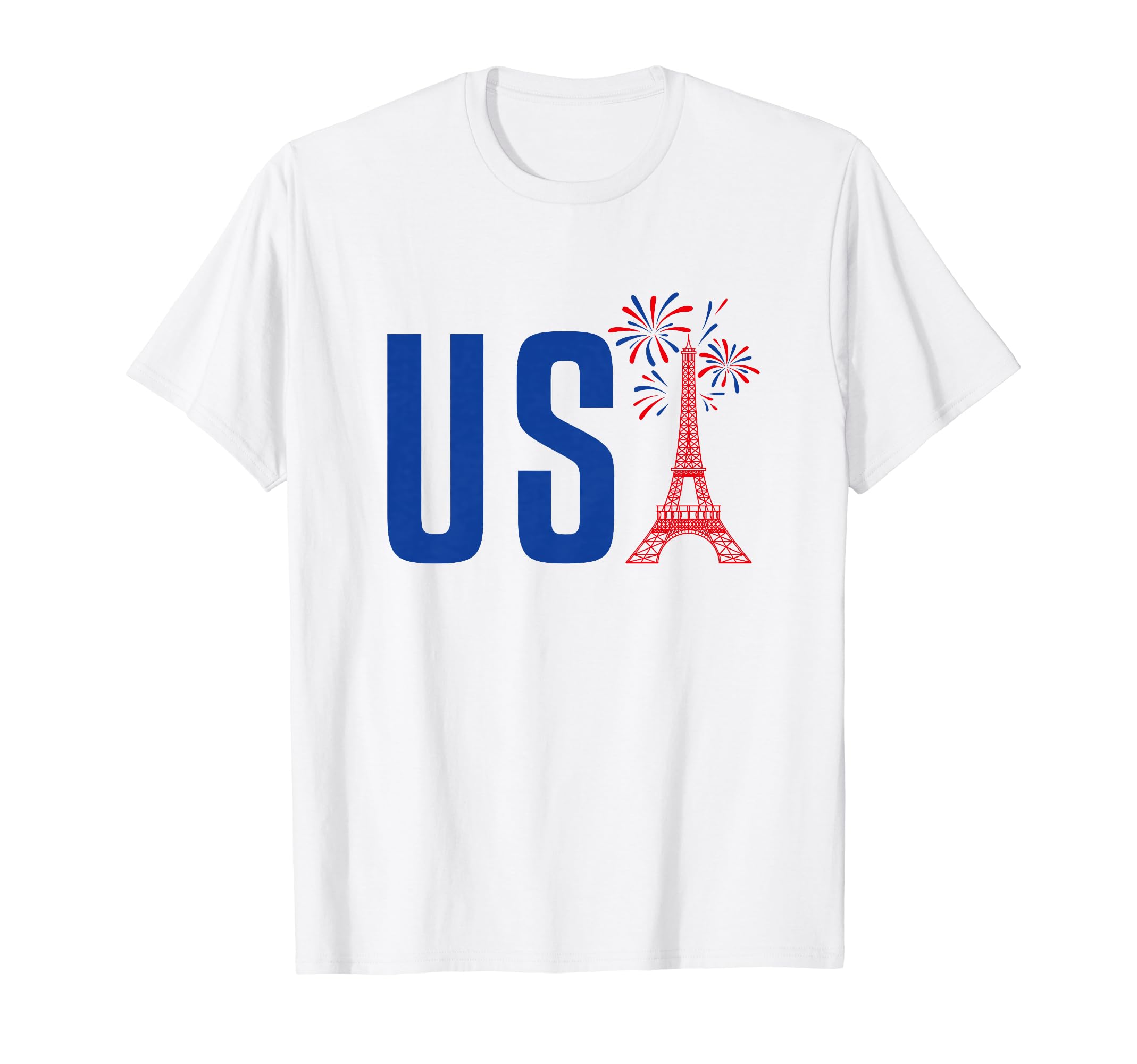 USA Eiffel Tower Team Souvenir - France Paris Holiday T-Shirt